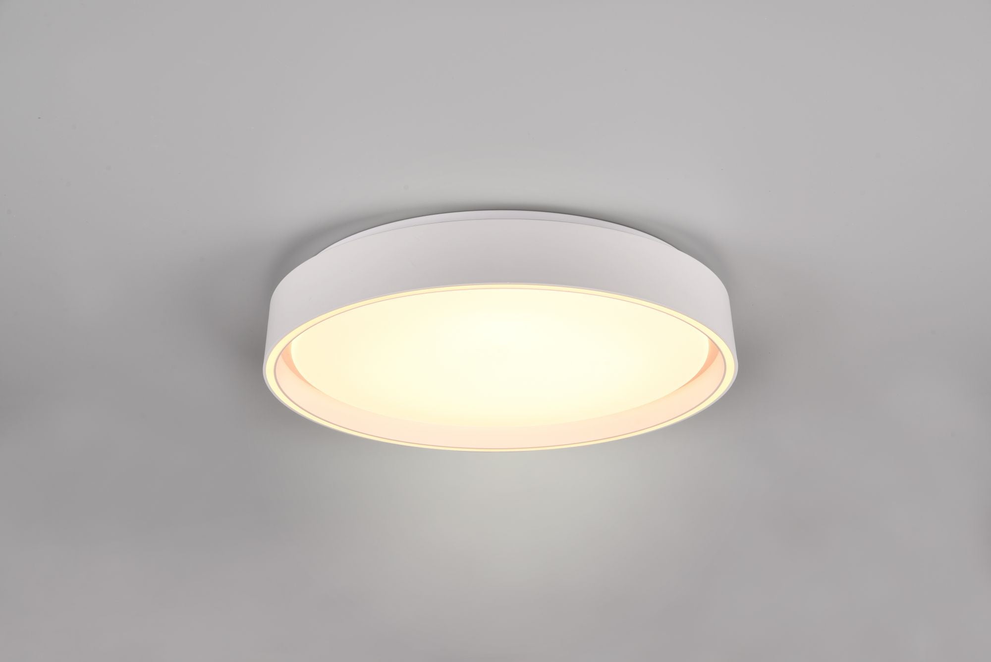 FELIS PLAFONIERA LED 24W 2500lm, 2700 - 6500K CON BORDO BIANCO E TELECOMANDO MULTIFUNZIONE D. 40CM DIMMERABILE