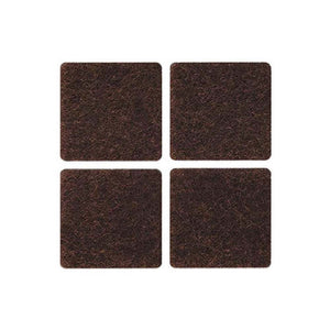 FELTRINI ADES. MM.25X25 QUADRATO MARRONE pz 10