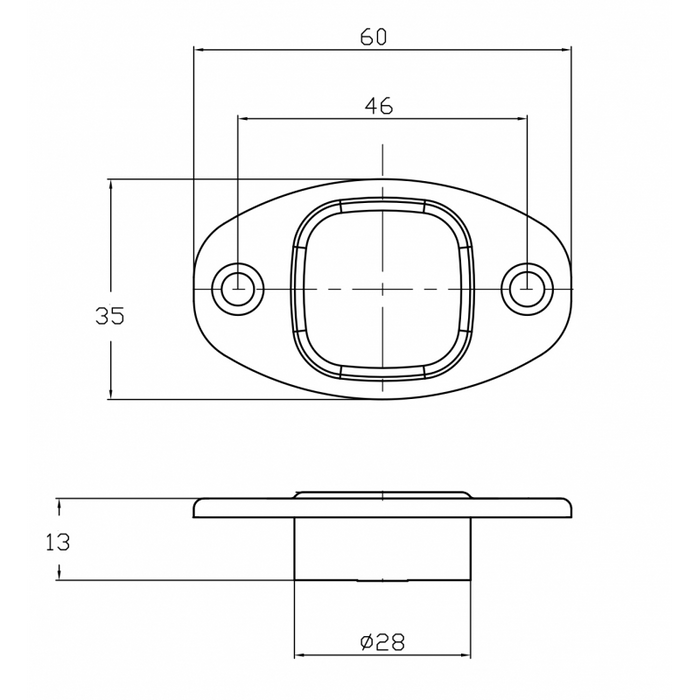 FERMAPORTA INOX 316 "SUD"
