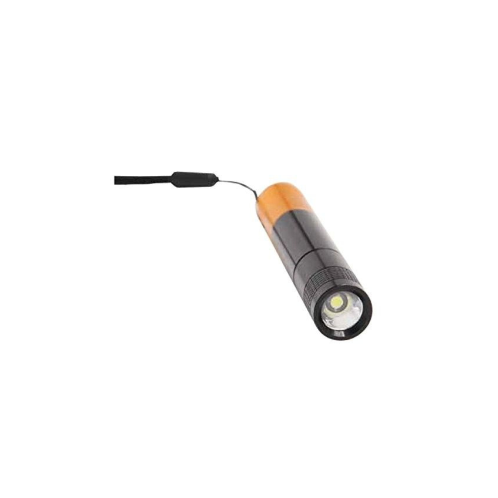 Torcia led nero slim expo luce quadra - watt 0,5 1x mini stilo aaa inclusa