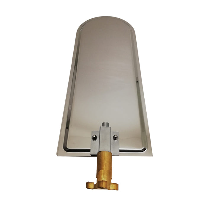 Soffione doccia a parete acciaio inox punta tonda