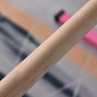 Barra da Ginnastica Artistica per Bambini 3+ Anni con Altezza Regolabile 92-150 cm, in Acciaio e Legno Massello di Faggio, Sbarra Orizzontali Danza Attrezzatura Palestra Antiscivolo, Rosa