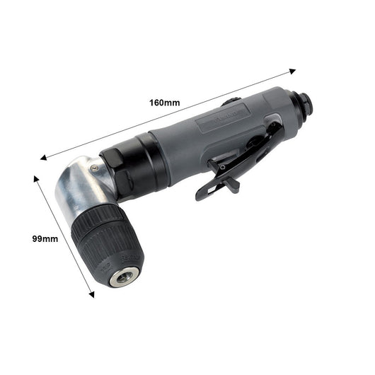 TRAPANO PNEUMATICO ANGOLARE 90° CON MANDRINO AUTO-SERRANTE 1-10mm FASANO