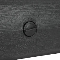 Base per Ombrellone da Giardino 3.5 m con Maniglie, in HDPE e Acciaio, 49x49x36.5 cm, Nero