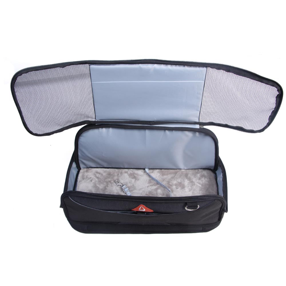 Zu e lu borsa iata cani universale aereo auto e treno black 6 kg