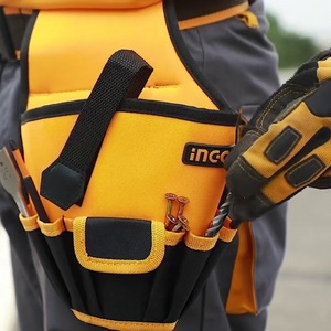 Fodero porta attrezzi avvitatore trapano utensili 6 tasche cintura inclusa