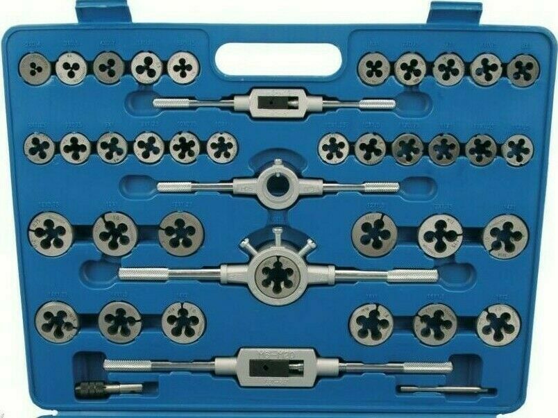 FILIERA 110 PEZZI SET FILIERE PER FILETTATURA MASCHI E FEMMINE PER FILETTATURA