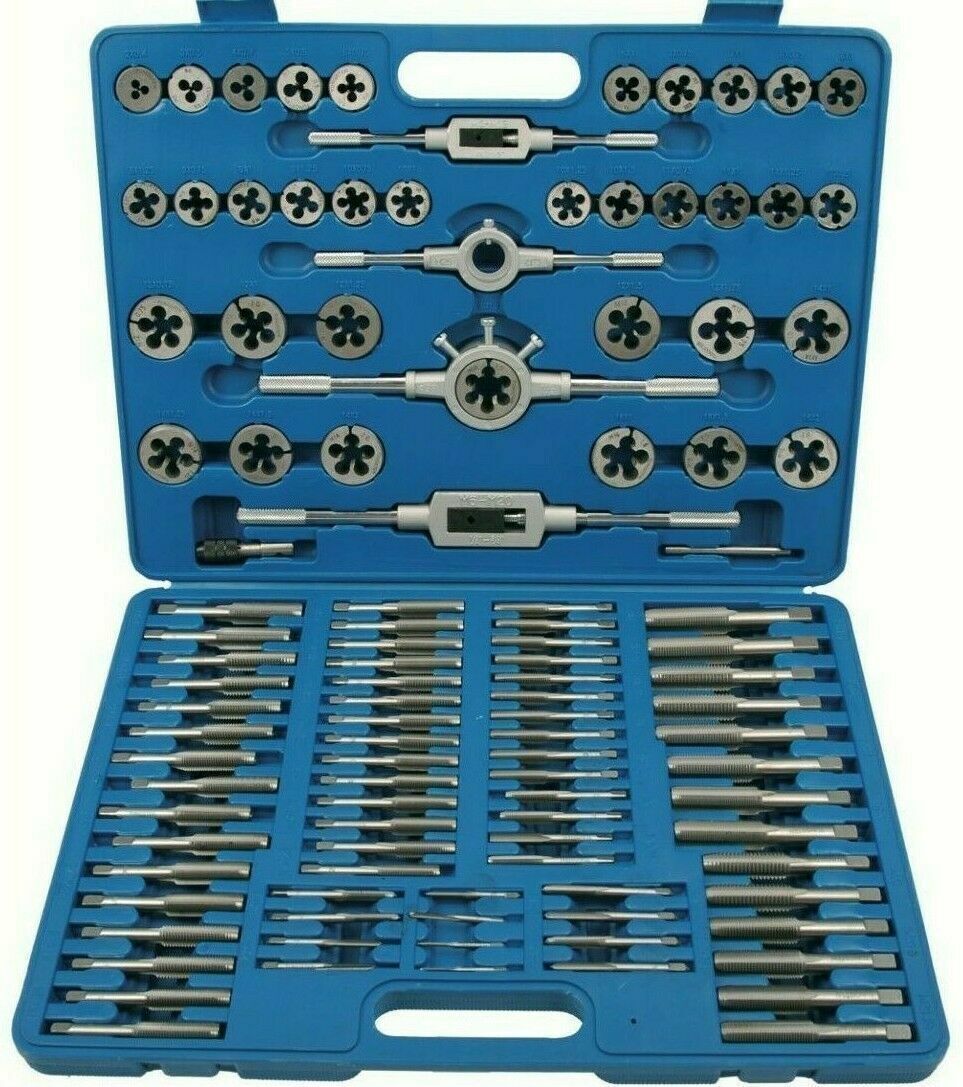 FILIERA 110 PEZZI SET FILIERE PER FILETTATURA MASCHI E FEMMINE PER FILETTATURA