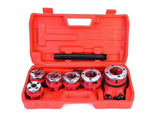 FILIERA FILIERE PER TUBI IDRAULICI CON PROLUNGA 7pz 1/4" 3/8" 1/2" 3/4" 1" 1-1/4