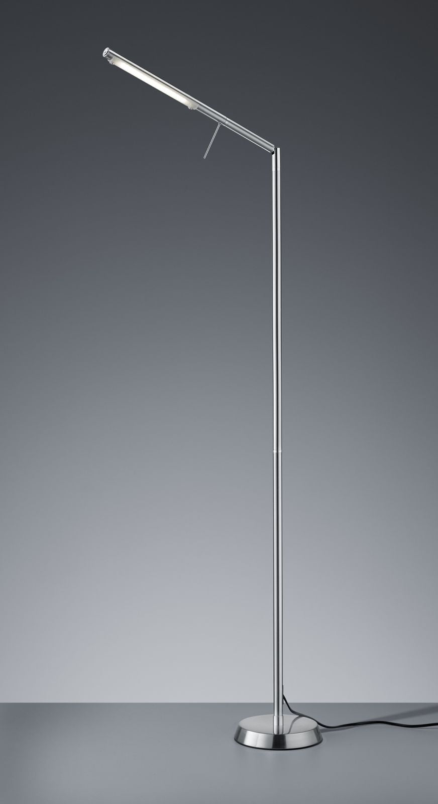 FILIGRAN PIANTANA LED 6,5W 700lm, 3000K DIMMERABILE ORIENTABILE ACCIAIO H.162CM NICHEL OPACO