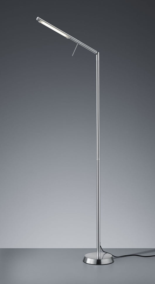 FILIGRAN PIANTANA LED 6,5W 700lm, 3000K DIMMERABILE ORIENTABILE ACCIAIO H.162CM NICHEL OPACO