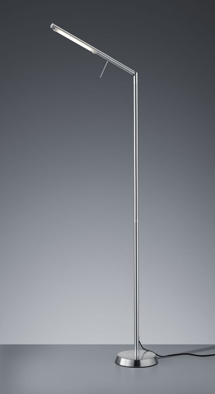 FILIGRAN PIANTANA LED 6,5W 700lm, 3000K DIMMERABILE ORIENTABILE ACCIAIO H.162CM NICHEL OPACO