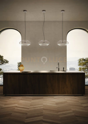 FILO LAMPADARIO A SOSPENSIONE DIAMETRO 50CM CIPRIA OPACO A LED 2700K 2460LM 36W