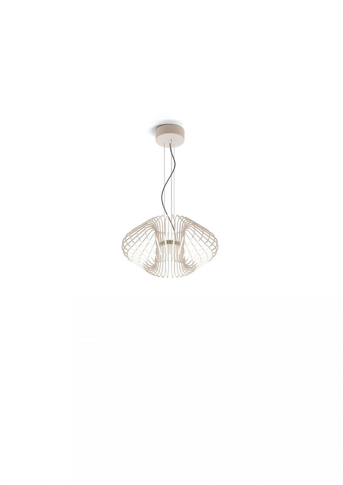 FILO LAMPADARIO A SOSPENSIONE DIAMETRO 50CM CIPRIA OPACO A LED 2700K 2460LM 36W