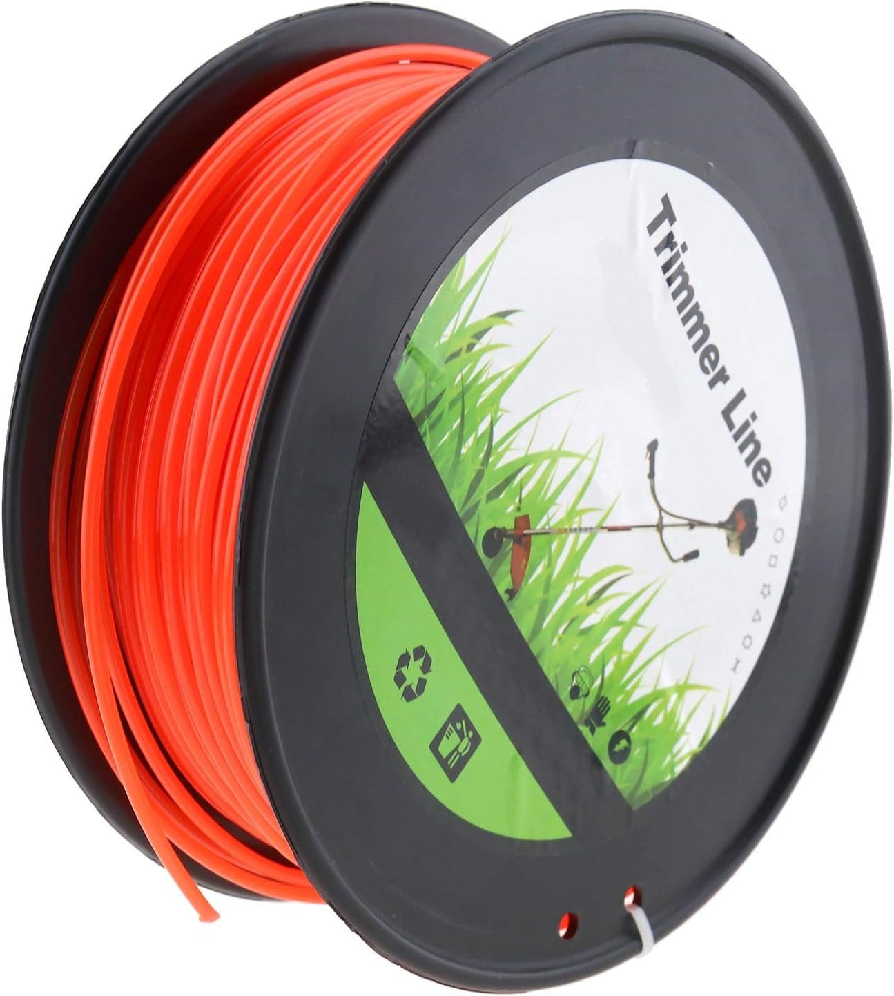 FILO PER DECESPUGLIATORE TONDO 3.0mm bobina 100mt taglaerba cavo matassa ROSSO