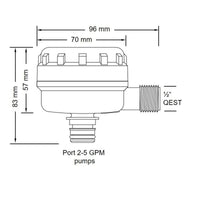 FILTRO 13MM/QEST 90�