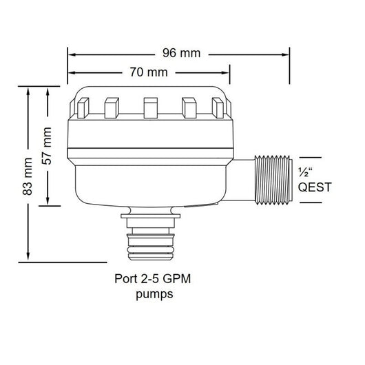 FILTRO 13MM/QEST 90�