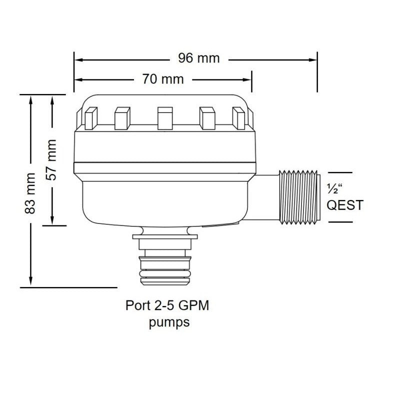 FILTRO 13MM/QEST 90�