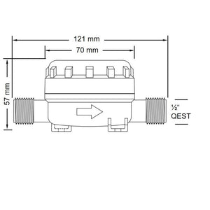 FILTRO PORTAGOMMA FILETTATO