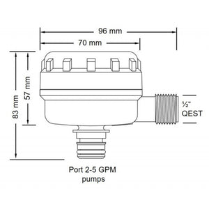 FILTRO QEST 1/2' 90�