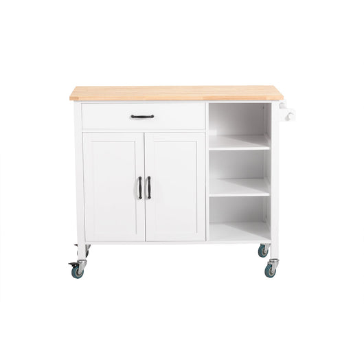 Carrello Cucina Credenza Cucina Mobile Cucina Bianco Con Route Credenza Soggiorno FKW103-WN