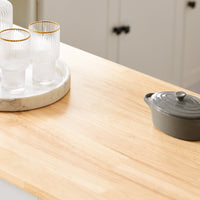 Carrello Cucina Credenza Cucina Mobile Cucina Bianco Con Route Credenza Soggiorno FKW103-WN