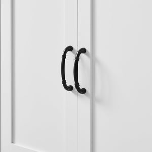 Carrello Cucina Credenza Cucina Mobile Cucina Bianco Con Route Credenza Soggiorno FKW103-WN