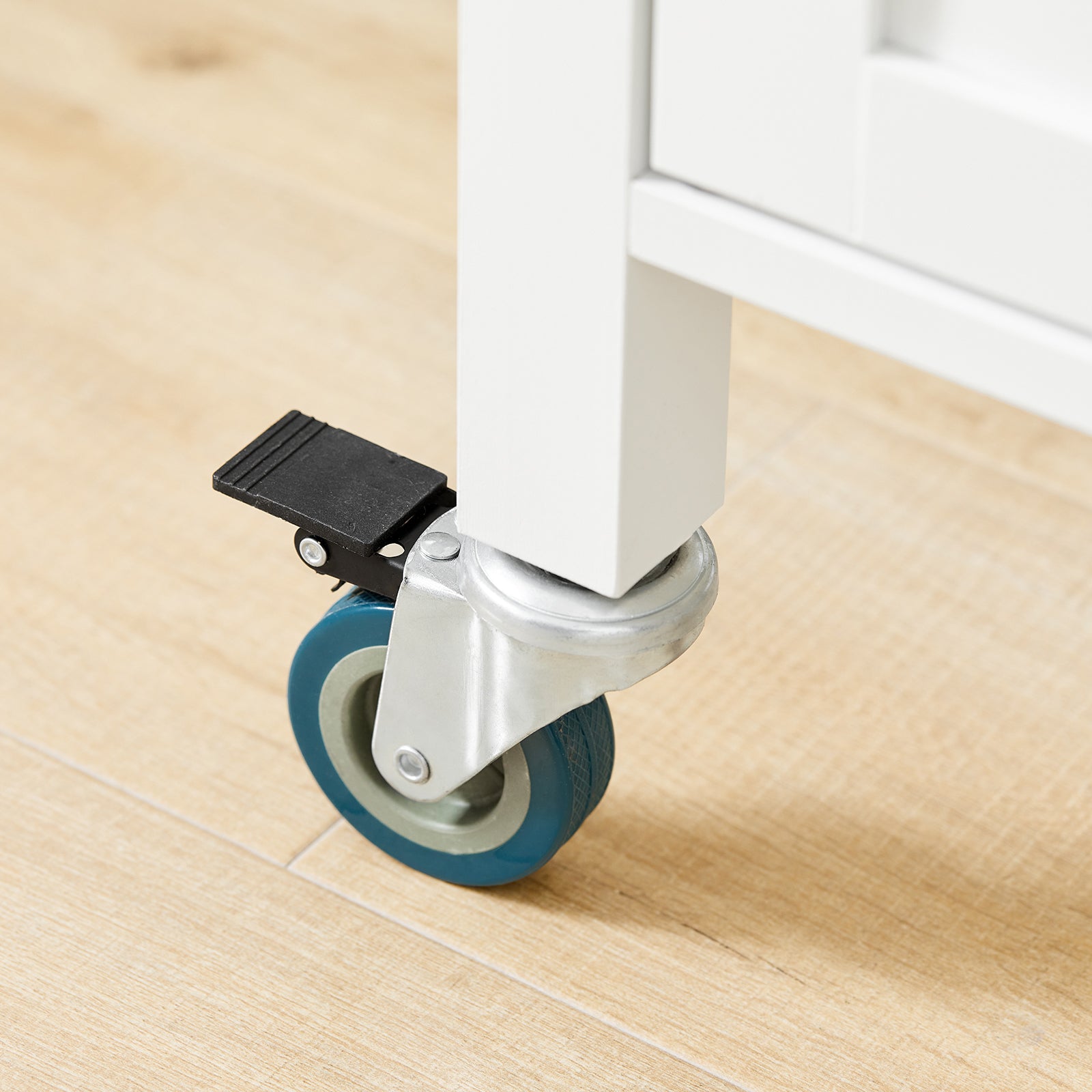 Carrello Cucina Credenza Cucina Mobile Cucina Bianco Con Route Credenza Soggiorno FKW103-WN