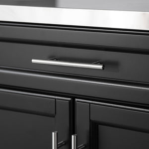 Carrello Cucina Credenza Cucina Mobile Cucina Nero Con Route FKW110-SCH