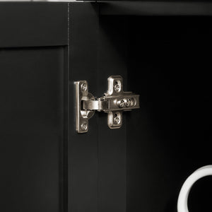 Carrello Cucina Credenza Cucina Mobile Cucina Nero Con Route FKW110-SCH