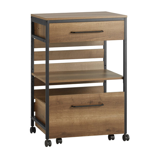 Carrello Portavivande Con 1 Cassa Portaoggetti Estraibile Carrello Da Cucina Carrello Bar Vintage 60x45x90cm FKW118-PF SoBuy