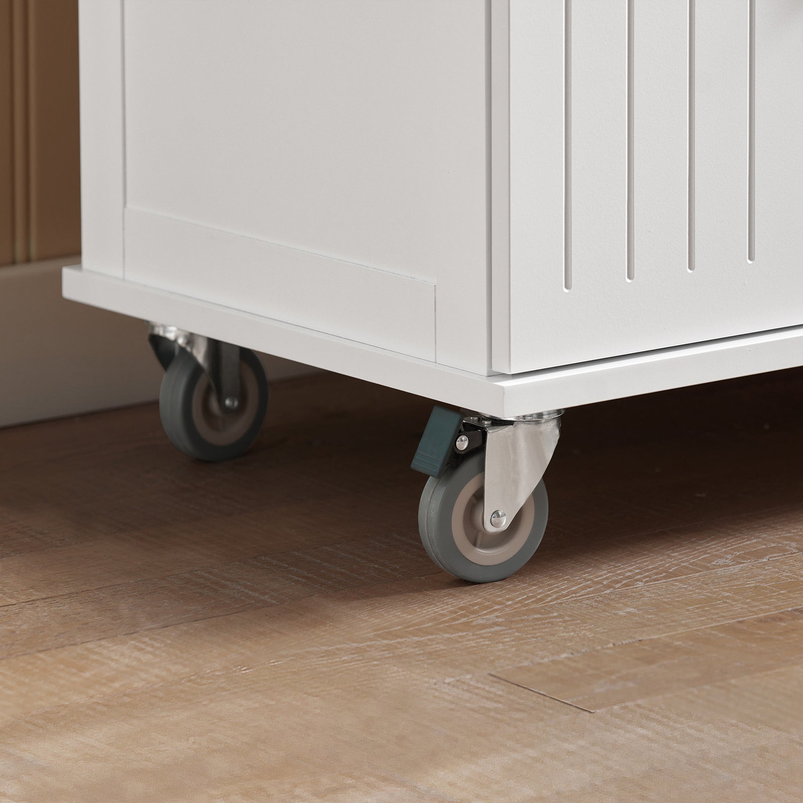 Credenza Cucina Carrello Cucina Con Ruote Con Cassetto E 2 Ante 74.5x45.5x91cm FKW119-WN SoBuy