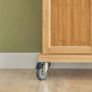 Carrello Cucina,Credenza Cucina,Mobile Cucina Con Route,Legno FKW13-N