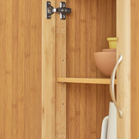 Carrello Cucina,Credenza Cucina,Mobile Cucina Con Route,Legno FKW13-N