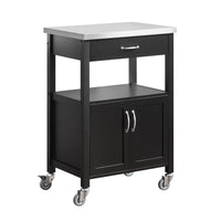 Carrello cucina, carrello da servizio colore:Nero, FKW22-SCH