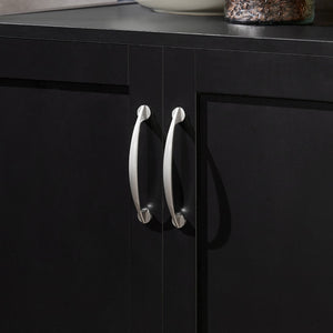 Carrello cucina, carrello da servizio colore:Nero, FKW22-SCH