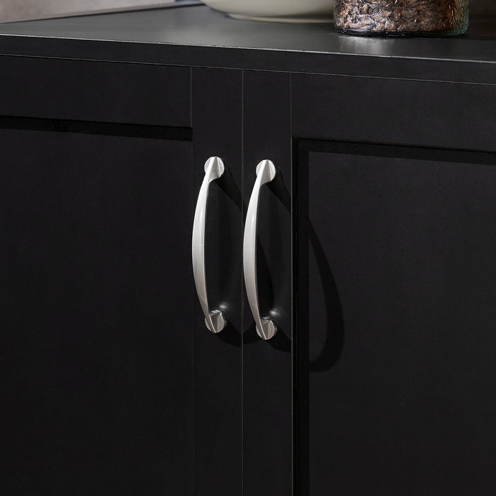 Carrello cucina, carrello da servizio colore:Nero, FKW22-SCH