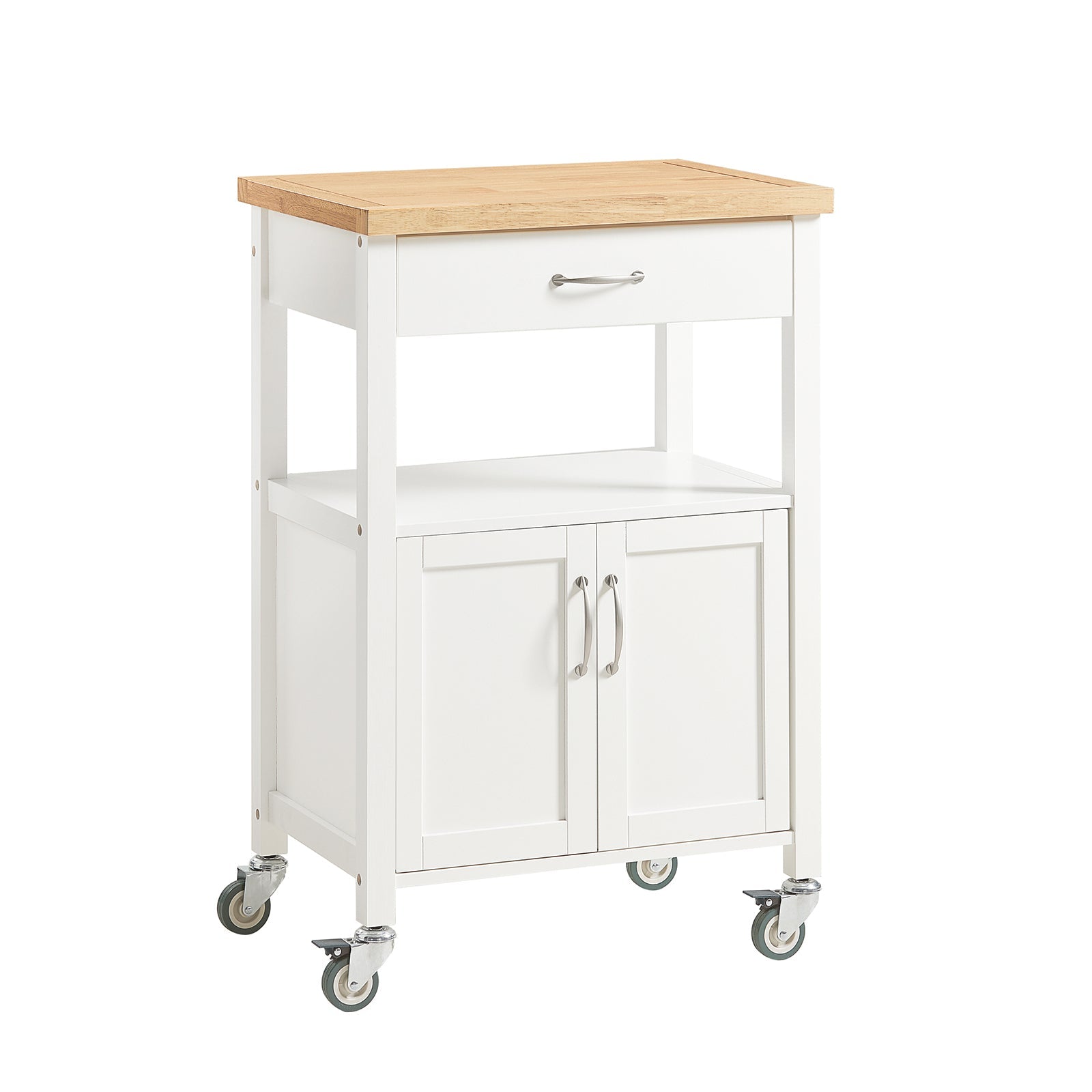 Carrello cucina, carrello da servizio colore:Bianco, FKW22-WN