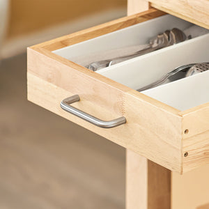 Carrello Cucina Scaffale Cucina Mobile Cucina Legno Con Route Fkw24-N