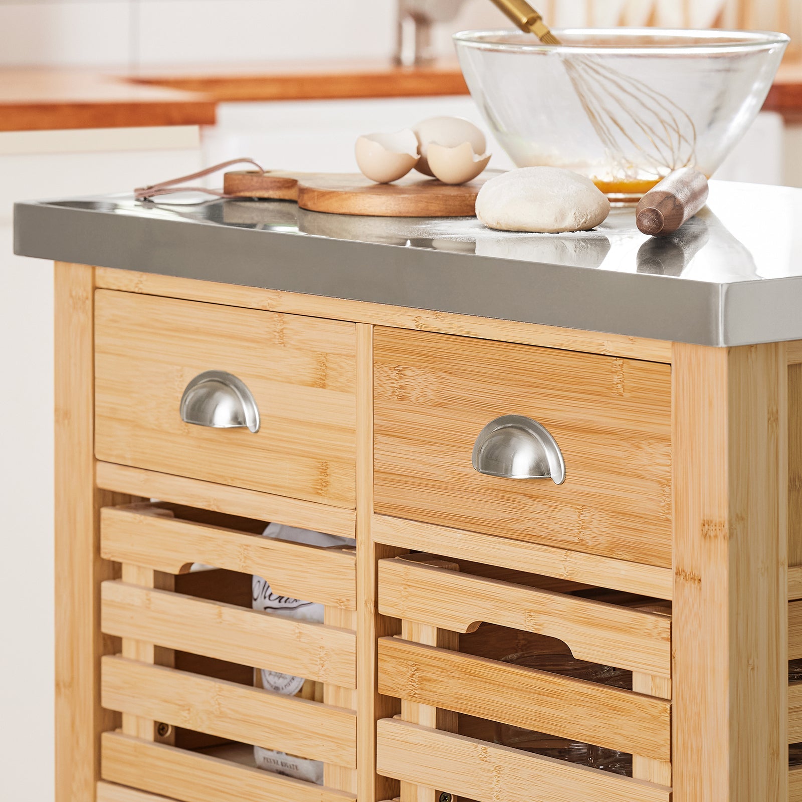 Carrello di servizio,Scaffale da cucina,Tavolo cucina,FKW40-N