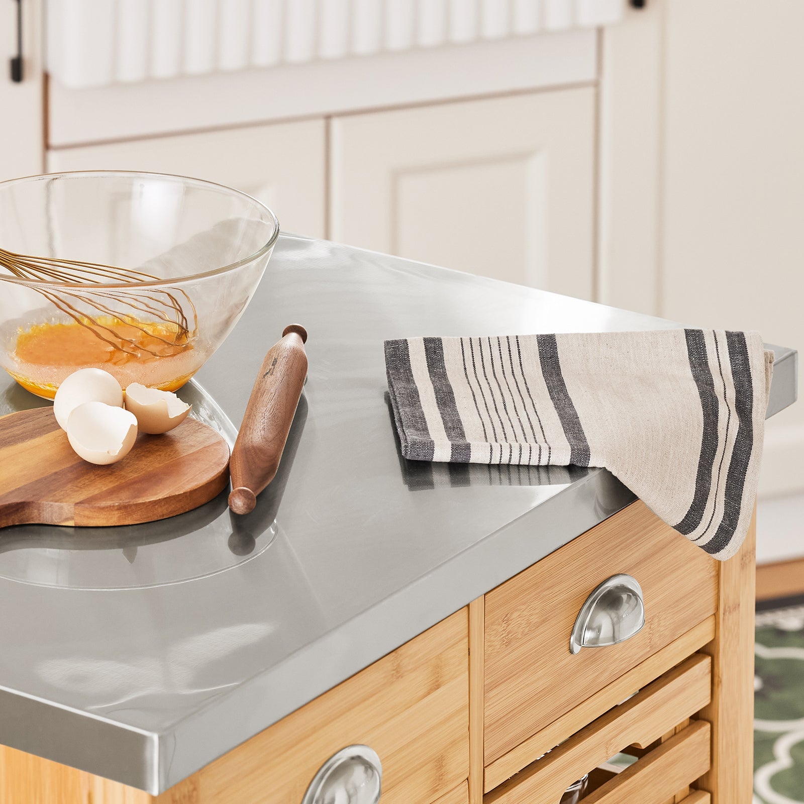 Carrello di servizio,Scaffale da cucina,Tavolo cucina,FKW40-N