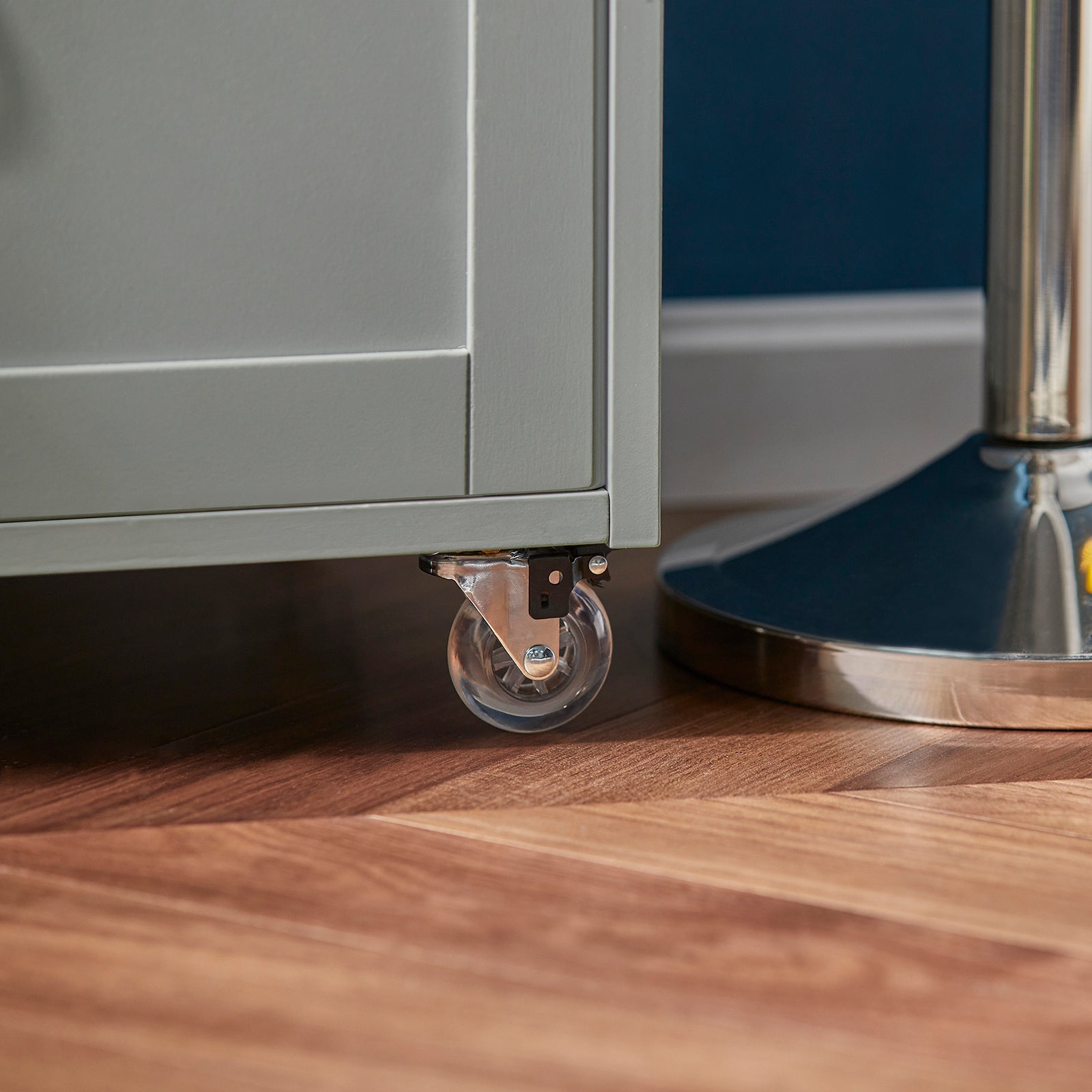 Carrello di servizio Credenza in legno mobile cucina Grigio FKW45-HG