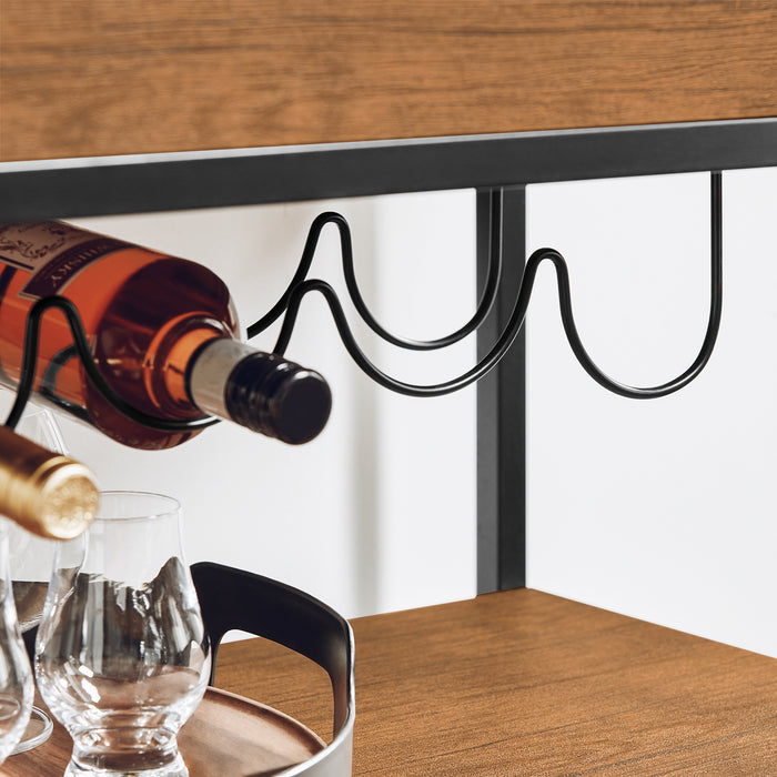 SoBuy Carrello con portabottiglie 40x82x90cm FKW56-N