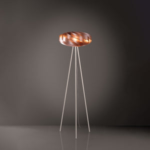 Piantana Moderna Flat Polilux ® Rame E Metallo 1 Luce E27