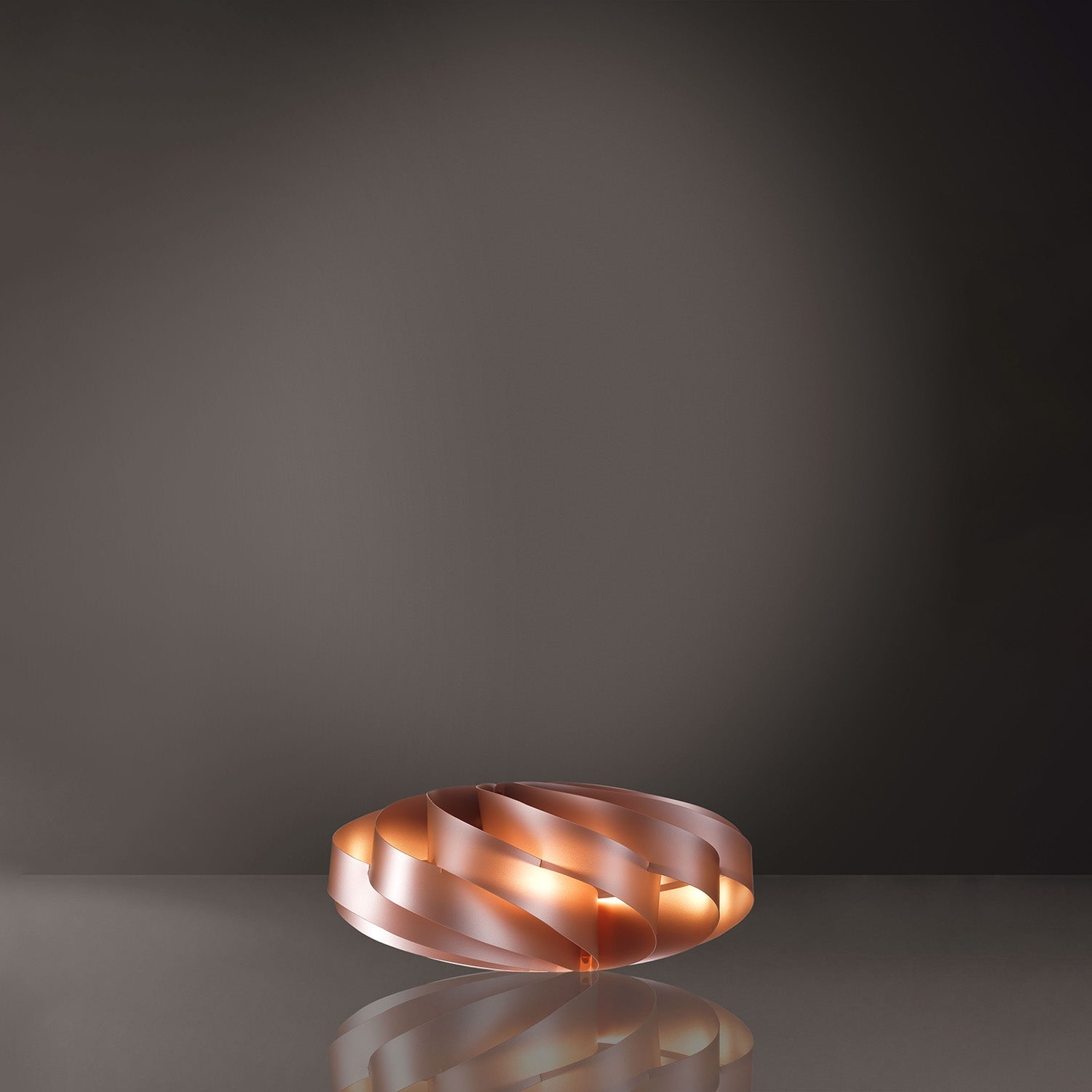 Lampada Da Scrivania-Ufficio Moderna Flat Polilux ® Rame 1 Luce E14