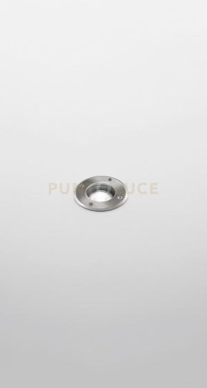 FLOOR ROUND SEGNAPASSO D.11CM ATTACCO GU10 IP67 CROMO IN ACCIAO E ALLUMINIO