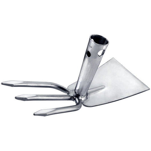 Zappa punta quadra e tridente zincata