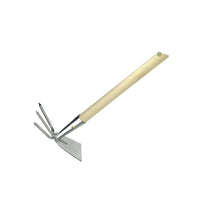 Zappa punta quadra e tridente zincata con manico