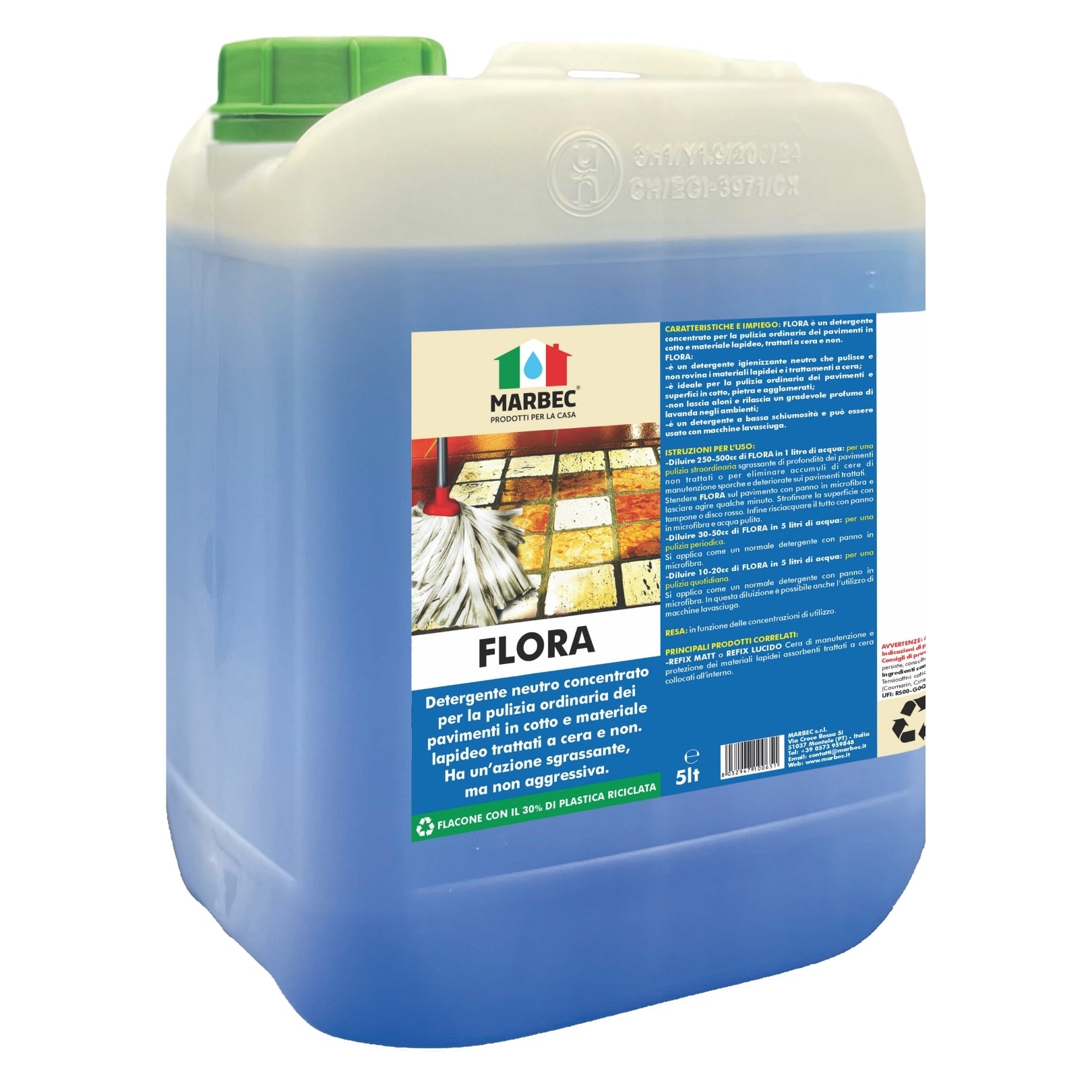 Pulizia pavimenti FLORA   5LT