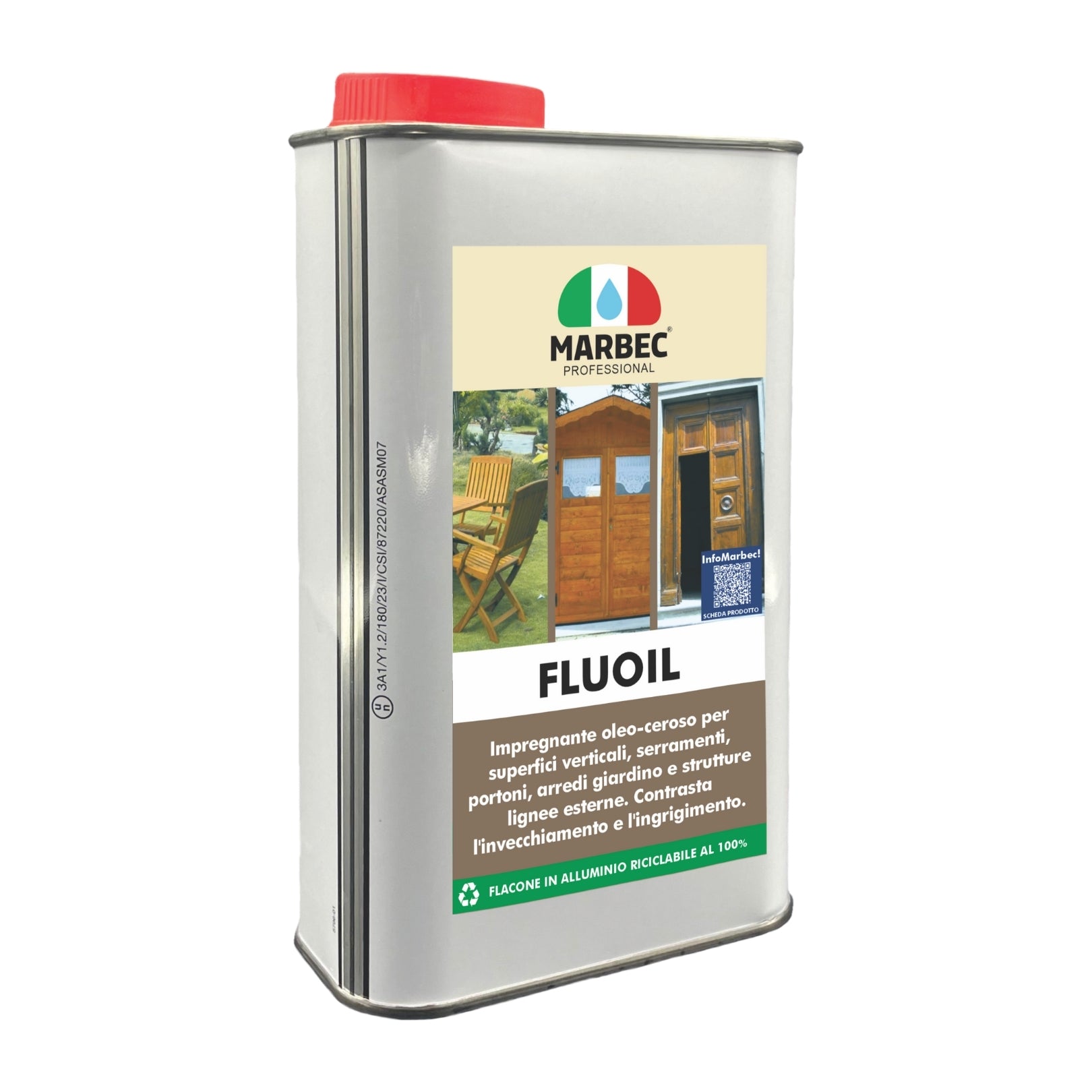 Impregnante per legno esterno FLUOIL   1LT